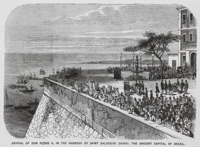 Brasilian keisari Pedro II:n vierailu Salvadorissa, Bahiassa (kaiverrus). tekijältä European School