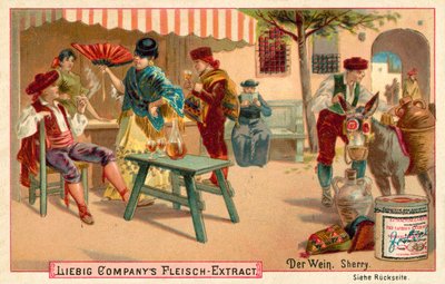 Viini: Sherry (chromolitho) tekijältä European School