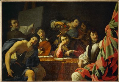Varovaisuus tuo rauhaa ja yltäkylläisyyttä ... tekijältä Eustache (studio of) Le Sueur