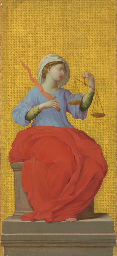 Ranskalainen:  La Justice Justice tekijältä Eustache Le Sueur