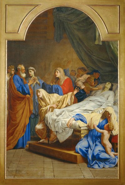 Pyhimys (maalaus) tekijältä Eustache Le Sueur