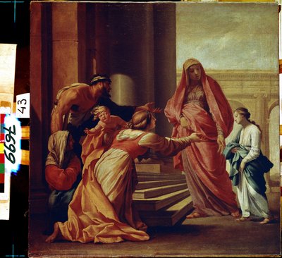 Siunatun Neitsyt Marian esittely tekijältä Eustache Le Sueur