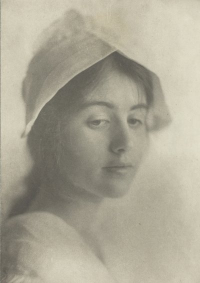 A Study Head, c. 1899. tekijältä Eva Watson Schutze