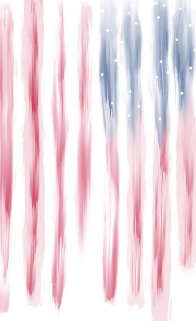 American Gun Violence (digitaalista taidetta) tekijältä Evan Sklar
