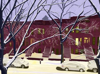 Ensilumi, ensivalo, 2025 (digitaalista taidetta) tekijältä Evan Sklar