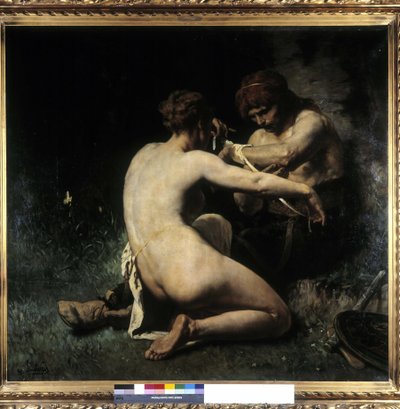 Gallia sattuu (öljy kankaalle) tekijältä Evariste Vital Luminais