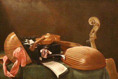 Italian: Strumenti musicali Musiikkisoittimet tekijältä Evaristo Baschenis