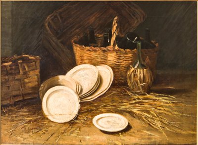 Asetelma (öljy kankaalle) tekijältä Evaristo Cappelli