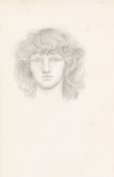 Tytön pää tekijältä Evelyn De Morgan