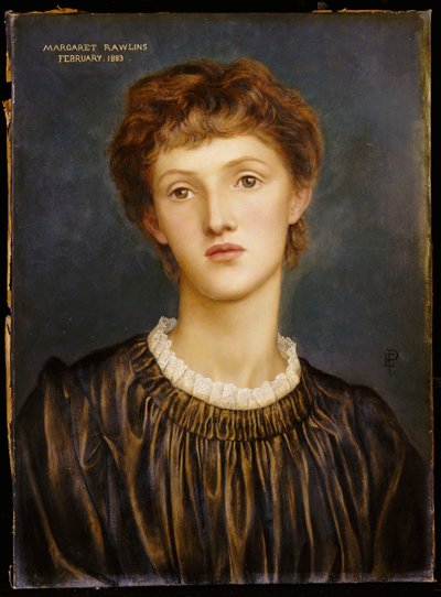 Margaret Rawlinsin muotokuva, 1883 tekijältä Evelyn De Morgan