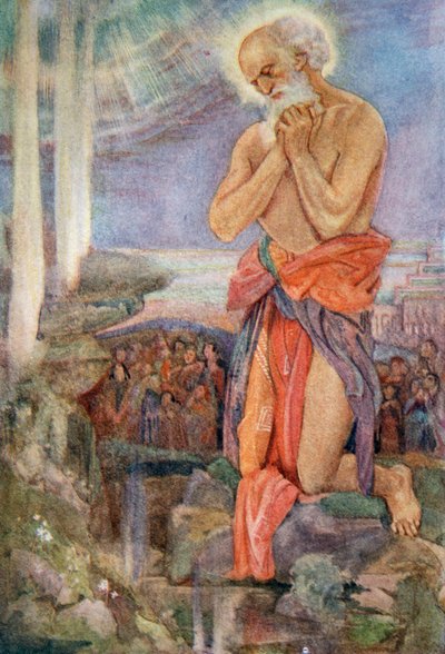 "Elia hallitsee Baalin papit", 1916. tekijältä Evelyn Paul