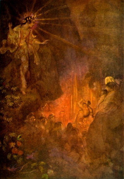 "Uzume herättää Te-ku Rio Cityn Sweet Terracen", 1912. tekijältä Evelyn Paul