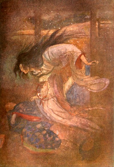Yuki-Onna, Lumen nainen, 1912. tekijältä Evelyn Paul