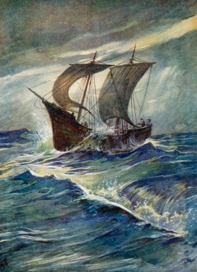 Kuvitus nuorille pyhiinvaeltajille tekijältä Evelyn Stuart Hardy