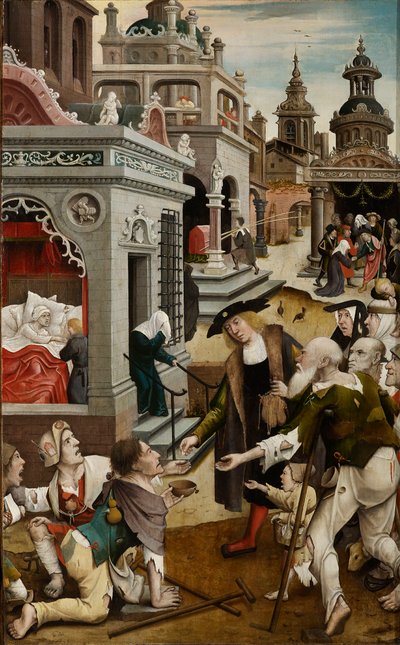 Kohtaus Saint Rochin elämästä, 1517. tekijältä Everaert Orley