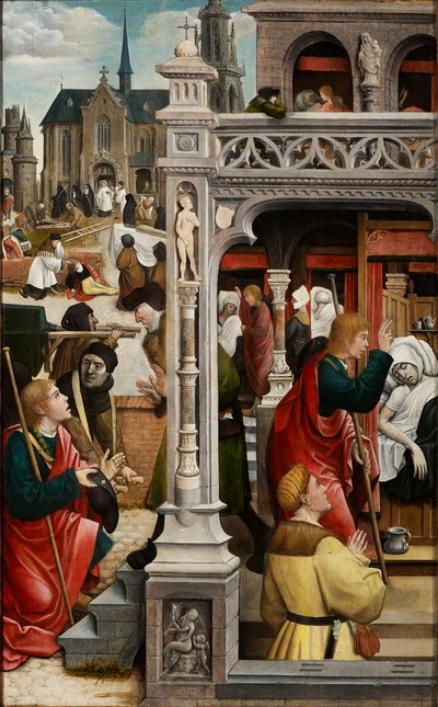 Kohtaus Saint Rochin elämästä, 1517. tekijältä Everaert Orley