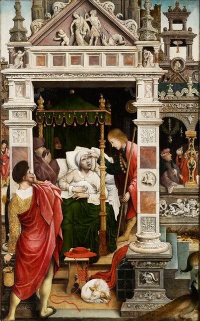 Kohtaus Saint Rochin elämästä, 1517. tekijältä Everaert Orley
