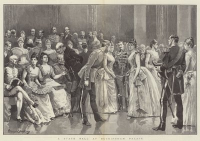 State Ball Buckinghamin palatsissa tekijältä Everard Hopkins