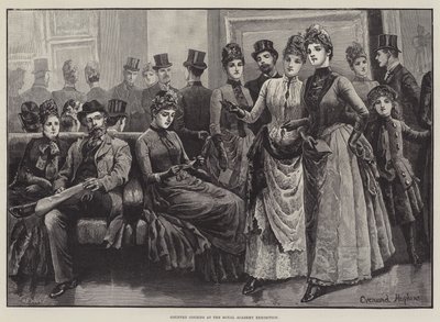 Country Cousins Royal Academy -näyttelyssä tekijältä Everard Hopkins