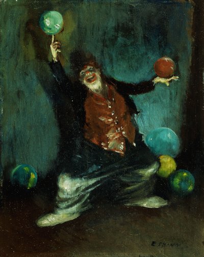 Jongleeraava klovni tekijältä Everett Shinn