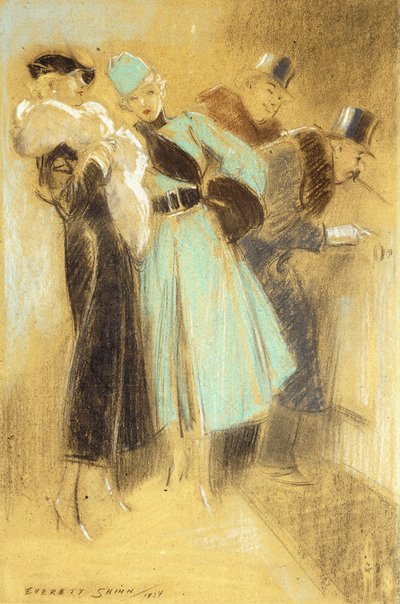 Pahimmassa tapauksessa katsomme hänen kaiverruksiaan... tekijältä Everett Shinn