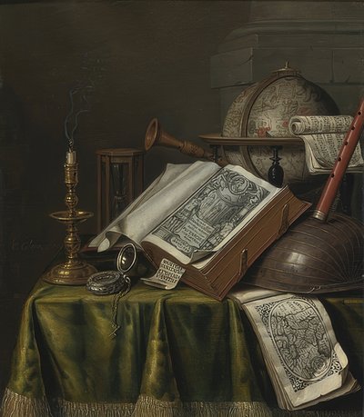 Vanitas asetelma tekijältä Evert Collier