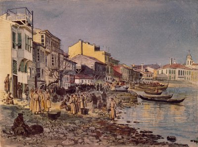 Venäläiset sotilaat San Stefanon penkereellä, 1878 tekijältä Evgeni Kirillovich Makarov