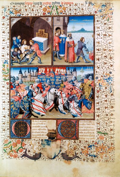 Galahad ja Camelot, 1463 tekijältä Evrard d