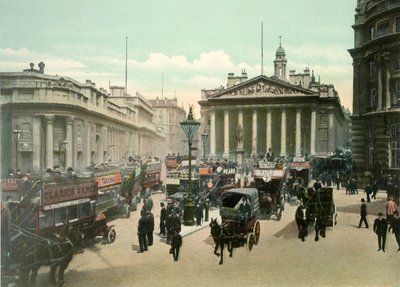 Royal Exchange ja Bank of England, 1900-luku. tekijältä Eyre and Spottiswoode