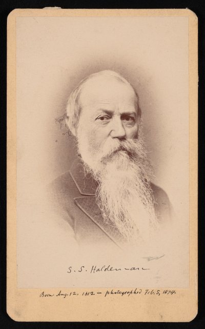 Samuel Stehman Haldemanin muotokuva 1812-1880, 5. helmikuuta 1874. tekijältä FA Wenderoth and Co
