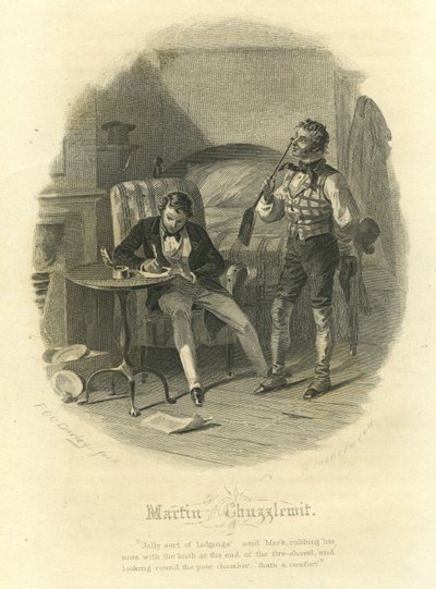 Martin Chuzzlewit: Mark Tapley ja Martin Chuzzlewit tekijältä F.O.C. and McRae, C. John Darley