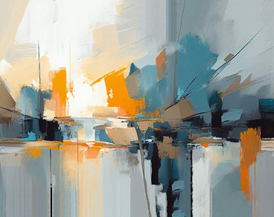 Contemporary öljymaalaus koostumus tekstuuri abstraktio, seinä Art tulosta tekijältä F. Abderrahim