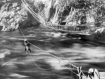 Köysisilta, Jhelum Valley, Kashmir, Intia, c1900. tekijältä F. Bremner