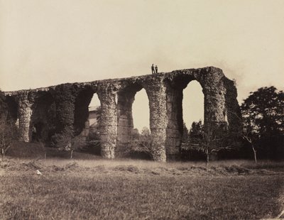 Roomalainen akvedukti, Beaunant, Ranska, n. 1857. tekijältä F. Chabrol