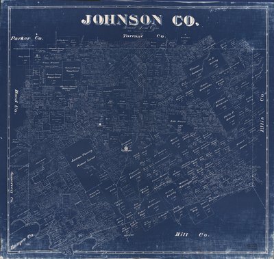 Suunnitelma näyttää maanomistuksen. LC Maanomistuskartat, 1029 Saatavilla myös Library of Congress -verkkosivuston kautta rasterikuvana tekijältä F. G.; Texas. General Land Office Blau