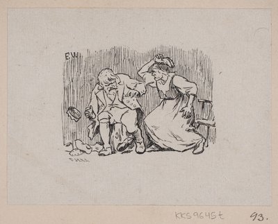 Kuvitus "Cinderella joka sai prinsessan valehtelemaan" tekijältä F. Hendriksen