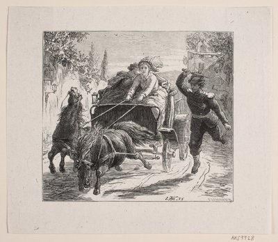 Kuvitus Bjørnstjerne Bjørnsonille "Luonnos Italiasta" tekijältä F. Hendriksen