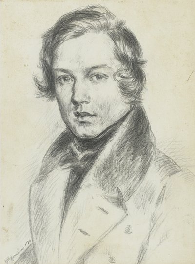 Robert Schumann 1810-1856, 1836 tekijältä F. Mannheim