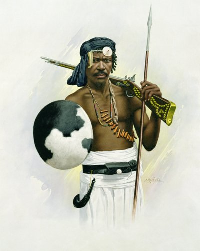 Sakalava soturi tekijältä F. Ralambo