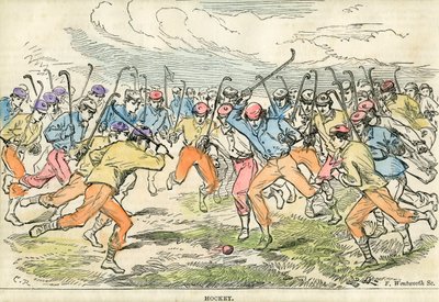 "Jääkiekko", 1800-luku. tekijältä F Wentworth