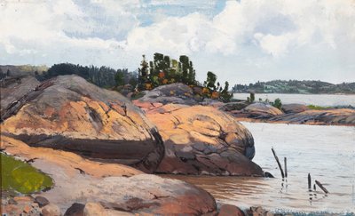 Kallioranta saaristossa tekijältä Fanny Churberg