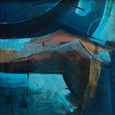 Hetki taukoa, 2019 (akryyli kankaalle) tekijältä Faye Bridgwater