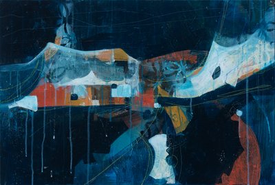 Downs Are Calling, 2018 (akryyli kankaalle) tekijältä Faye Bridgwater