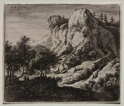 Neljä maisemaa: Kääntyvä puinen silta tekijältä Federico Barocci
