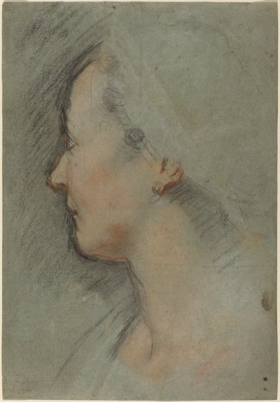Naisen pää tekijältä Federico Barocci