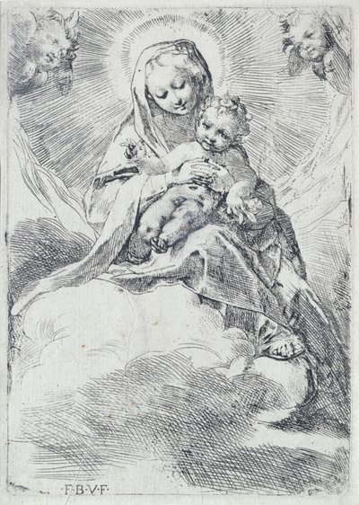 Madonna pilvissä tekijältä Federico Barocci