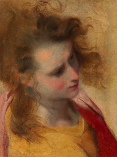 Pyhän Johannes Evankelistan pää tekijältä Federico Barocci