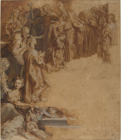 Neitsyen esitys temppelissä tekijältä Federico Barocci