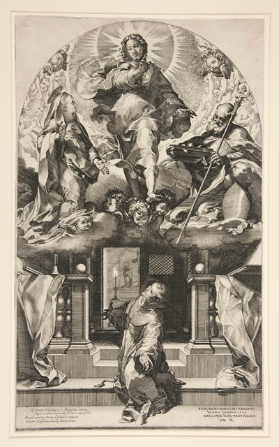 Pyhän Franciscuksen visio (Pyhän Franciscuksen anteeksianto) tekijältä Federico Barocci