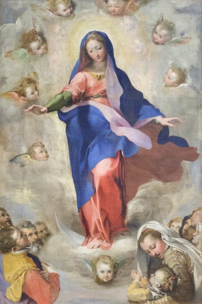 Tahraton sikiäminen, noin 1575 (öljy kankaalle). tekijältä Federico Fiori Barocci or Baroccio